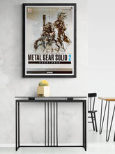 Load image into Gallery viewer, &quot;Metal Gear Solid 2: Sons of Liberty&quot;, Original Release Japanese KONAMI promotional poster 2001, Extremely Rare, B2 Size
