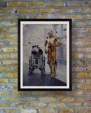 Load image into Gallery viewer, &quot;C3P0 and R2D2&quot;, Original Star Wars Promotional Poster 1977, B2 Size
