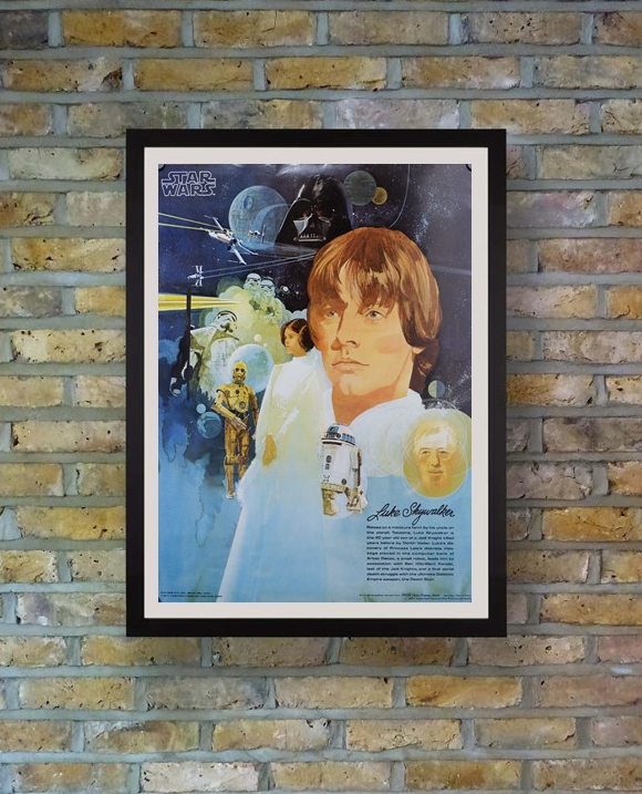 "Star Wars", Poster 1 and 2 of Original Star Wars and Coca-Cola Promotional Tie-in Movie Poster 1977, (18″ X 24″)