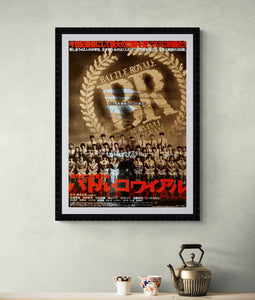 "Battle Royale", (バトル・ロワイアル), Original Release Japanese Movie Poster 2000, B2 Size (51 x 73cm)