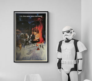 "The Empire Strikes Back", Withdrawn ORIGINAL Concept One Sheet (27 x 41 inches) Style A 1980, ULTRA RARE