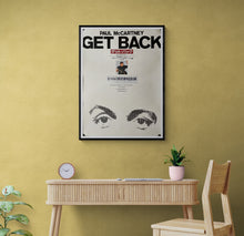 Load image into Gallery viewer, &quot;Paul McCartney GET BACK&quot;, Original Re-Release Japanese Movie Poster early 2000`s, B2 Size
