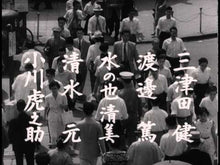 Load and play video in Gallery viewer, &quot;I Live in Fear&quot; by Akira Kurosawa, Original Release Movie Posters 1955 (2 posters, each poster is 10ʺW × 1ʺD × 29ʺH)
